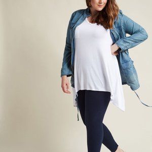 White Modcloth Crush on Casual Tunic NWOT sz 3X
